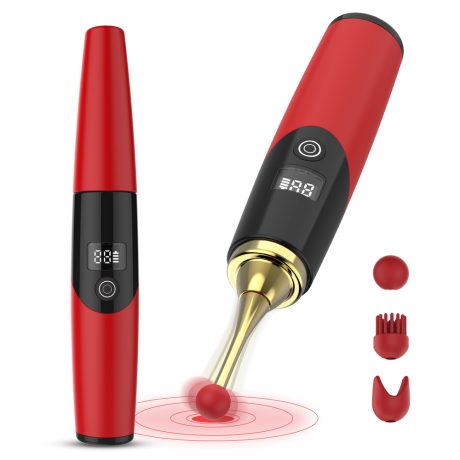 LCD Vibrator Pen - 12 Modes, Digital Display