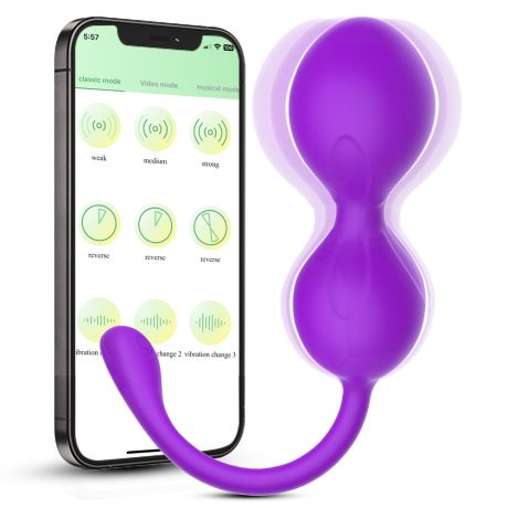 Full Silicone Kegel Balls - App Controlled