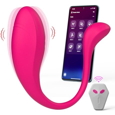 Fan Fan Vibrator - 9 Modes, App & Remote