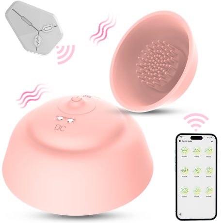Breast Cups - App Controlled, 9 Vibrations