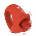 Grapefruit Tongue Stimulator - 10 Vibration + 10 Licking Modes