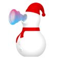 Snowman Suction Stimulator - 10 Modes, USB Magnetic Charging