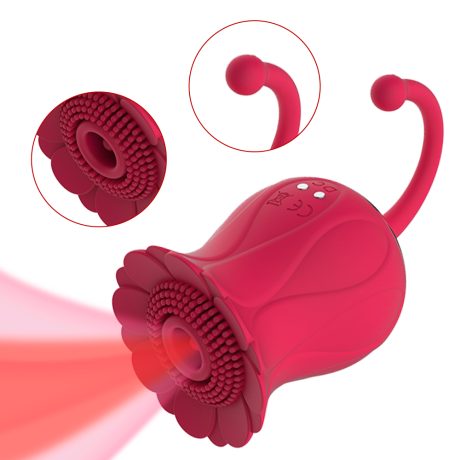 Sunflower Suction Stimulator - 10 Modes, 200mAh Battery