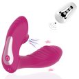 Remote-Controlled Suction Vibrator - 10 Modes Each