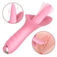 "Sweet Lips & Tongue" Vibrator - 10 Modes, USB Charged