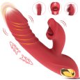 Telescopic Biting Vibrator - 5 Thrusting + 5 Biting + 10 Vibration Modes