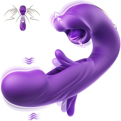 Spanking Biting Tongue Vibrator - 7 Spanking + 5 Vibration/Biting Modes