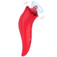 Rose Tongue Stimulator - 5 Vibration Modes, USB Magnetic Charging