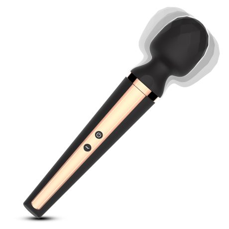 Microphone-Style AV Vibrator - 10 Vibrations + 3 Speeds, USB Rechargeable