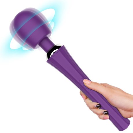 Slim-Waist AV Vibrator - 3 Speeds + 5 Modes, USB Rechargeable