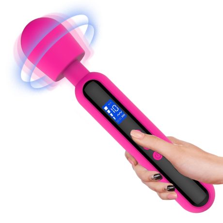 LCD Display AV Vibrator - 4 Speeds + 10 Modes, Long Battery Life