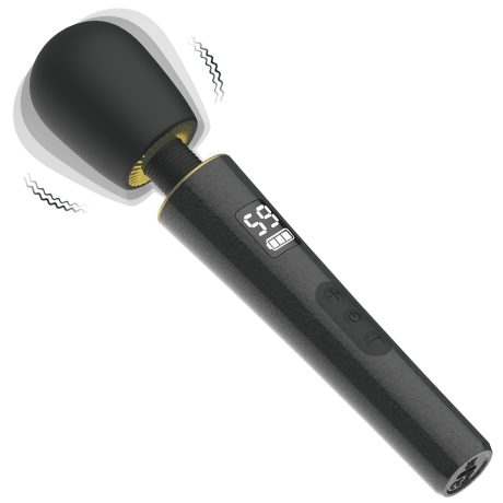 Digital Display AV Massager - 9 Vibrations + 5 Speeds, Type-C Charging