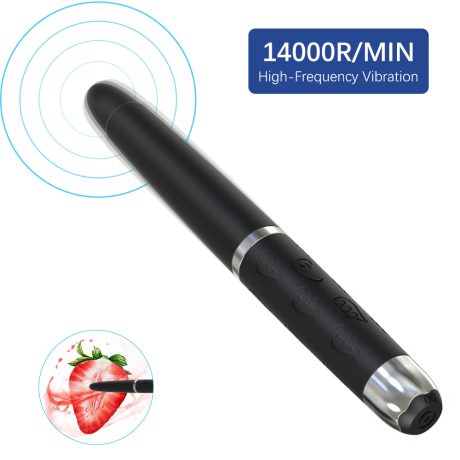 Pen-Style Vibrator - 10 Modes, 40-Minute Runtime