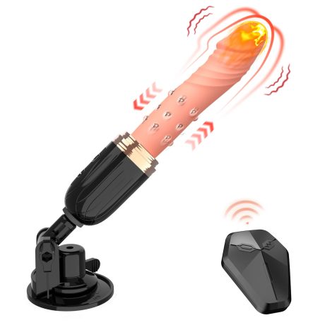 Travel Thrusting Machine - 10 Vibrations, Heating, Remote Control