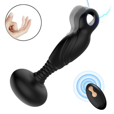 Electric Stimulation Anal Plug - 10 Vibrations + 3 Shocks