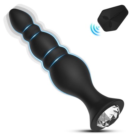 Pagoda Anal Plug - 10 Vibrations, Remote Control